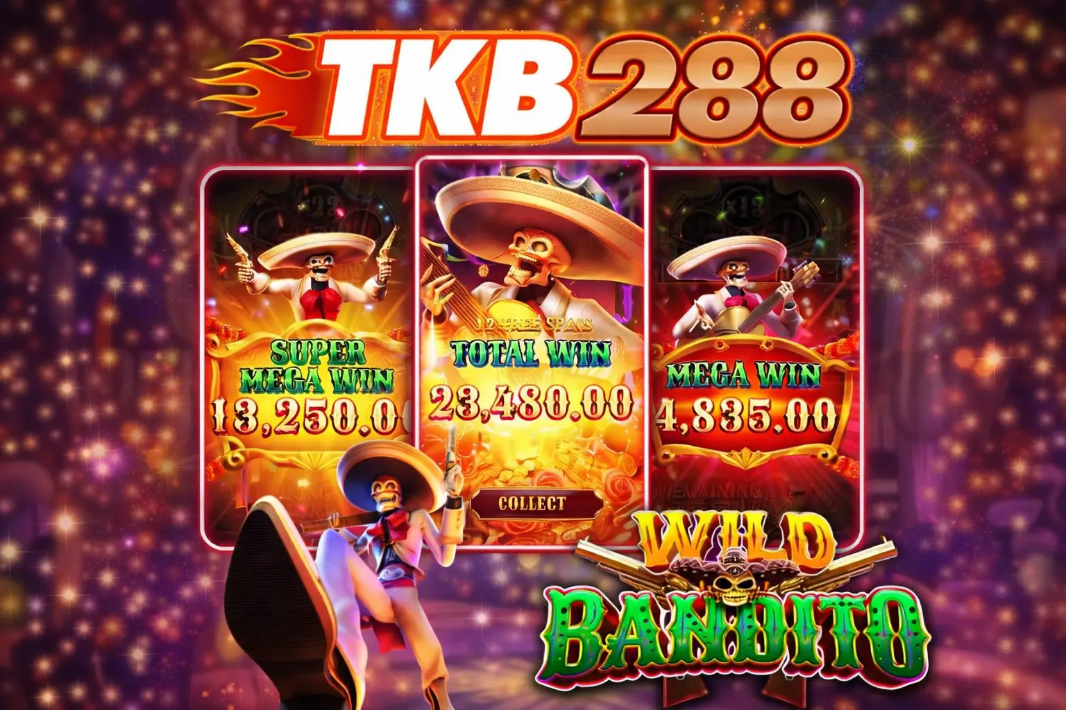 เกมสล็อต PG Wild Bandito: การผจญภัยสุดตื่นเต้นในทะเลทรายที่เต็มไปด้วยขุมทรัพย์
